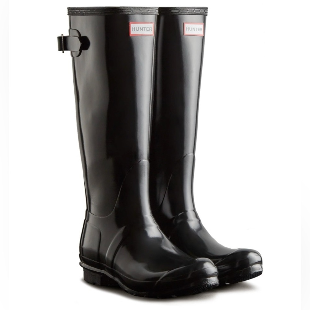HUNTER RAIN BOOTS - Black/Tall